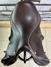 Load image into Gallery viewer, 16 1/2” Wide R.S. Saddles Excelle Monoflap Jump Saddle - Brown