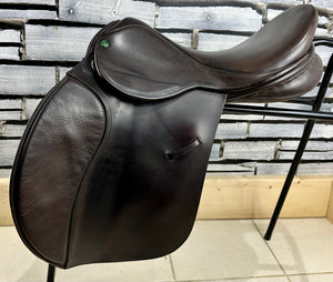 17 1/2” Wide Ideal International Event Saddle - Brown