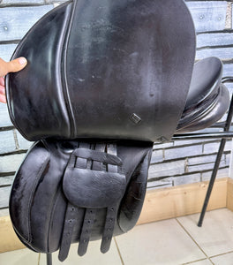 17” Narrow Farrington Event GP Saddle - Black