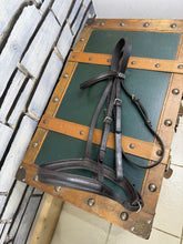 Load image into Gallery viewer, Stubben Heavyweight Cavesson Bridle - Very Dark Brown - Full - 3/4” Cheeks