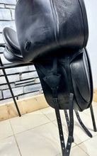 Load image into Gallery viewer, 17 1/2” Wide Harry Dabbs Dressage Saddle - Black