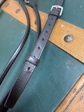 Load image into Gallery viewer, Equiport Rolled Leather Running Martingale -Black- Full Size - Italian Leather