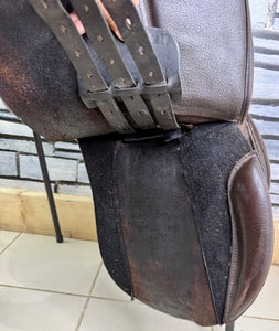 17 1/2” MN Humphries & Swain Holistic Saddlery GP/Jump Saddle - Brown