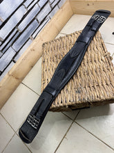 Load image into Gallery viewer, S/H 30” Jeffries Soft Padded Leather Dressage Girth-Black