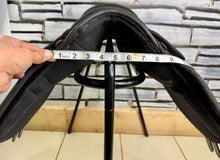 Load image into Gallery viewer, 14 1/2” Wide Synthetic (early Thorowgood) Pony/Shetland GP Saddle - Black