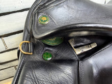 Load image into Gallery viewer, 16 1/2” Wide Oakland House Saddlery GP Saddle - Black - Cob Wide