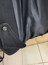 Load image into Gallery viewer, Gents Heavyweight Hunt Coat - Saddlemaster Black Frock Coat -Size 40- Wool &amp; Tattersall Check