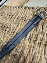 Load image into Gallery viewer, S/H Jeffries Falcon Running Martingale Attachment -Cob- Black