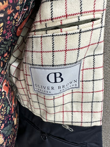 NEW Oliver Brown Gents Heavy Keepers Tweed Frock Hunt Coat - Size 36
