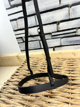 Load image into Gallery viewer, S/H English Cavesson Hunter Noseband - Black - Pony