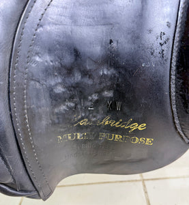 17 1/2” XW Ryder Cambridge Multi Purpose GP Saddle - Black