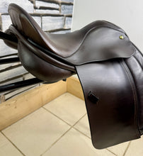 Load image into Gallery viewer, 15” Wide Manor English Pony WH Saddle - Brown - GP/Workers - W-XW
