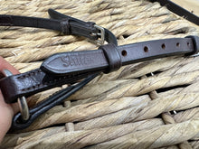 Load image into Gallery viewer, S/H Shires Grackle Sheepskin Noseband - Brown - Full