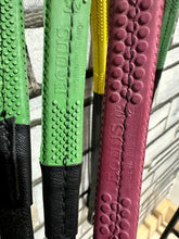 Load image into Gallery viewer, Shetland/Small Pony Tiny Tot English Leather Rubber Reins -