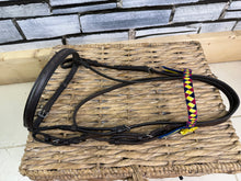 Load image into Gallery viewer, S/H English Show Hack/ROR Bridle - Brown  - Full
