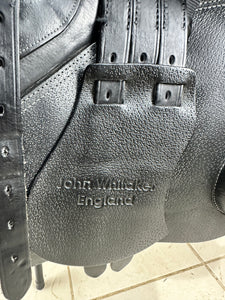 17 1/2” MW/Wide Whitaker Venice Jump Saddle - Black
