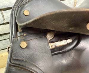 17 1/2” MW English GP/Jump Saddle - Black