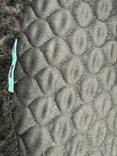 Load image into Gallery viewer, S/H Nuumed GP Full Wool Rolled Edge Numnah - Black - L