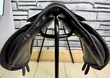Load image into Gallery viewer, 12 1/2” Wide English Tiny Pony GP Saddle - Black - Child’s First Saddle