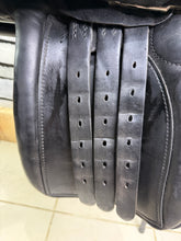 Load image into Gallery viewer, 15” Wide Forrester Pony GP Saddle - Black - Deep Seat, Good Blocks - English Made
