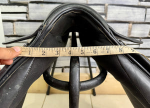 16 1/2” Medium Eclipse Leather & Synthetic GP Saddle - Black