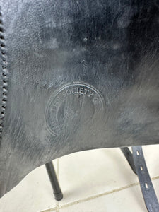 17 1/2” Wide Harry Dabbs Dressage Saddle - Black