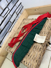 Load image into Gallery viewer, Thermatex Tail Guard - Green/Red - Wicking Wool Padded Tail Protection - New