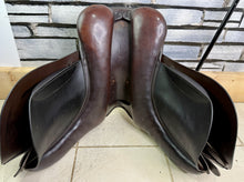 Load image into Gallery viewer, 17” Wide Farrington/Shires GP Saddle - Brown