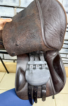 Load image into Gallery viewer, 17” MW English GP/Jump Saddle - Brown