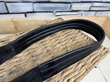 Load image into Gallery viewer, S/H 50” Bridleway Leather Double Elasticated Girth - Black