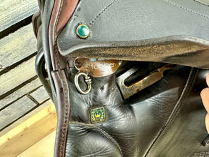 16 1/2” MW Stubben Juventus Jump Saddle - Black