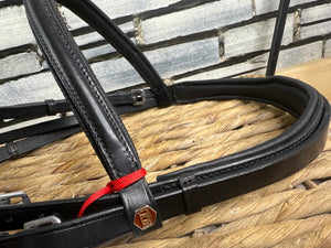 Albion KB English Snaffle Bridle - Black - XF