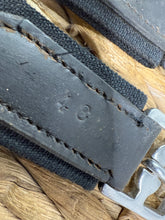 Load image into Gallery viewer, S/H 48” Padded Leather Stud/Jumping Stud Girth-Black