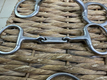 Load image into Gallery viewer, S/H Job Lot-7 X 5 1/2” Snaffles-Sweet Iron, Pinchless, Curved