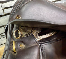 Load image into Gallery viewer, 17” Wide-XW Symmonds Olympus Forward Cut GP Saddle - Brown