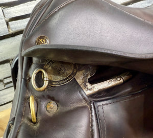 17” Wide-XW Symmonds Olympus Forward Cut GP Saddle - Brown