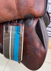 18 1/2” MW Voltaire Stutgartt Double Flap Jump Saddle - Brown
