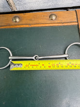 Load image into Gallery viewer, 5” Double Bit Set - Fixed Arch Mouth Weymouth &amp; Small Ring Bridoon - Thin