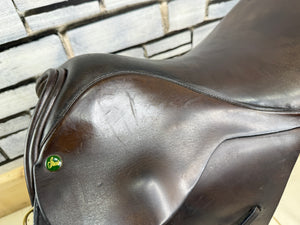 17 1/2” Wide Ideal Classic GP Saddle - Brown