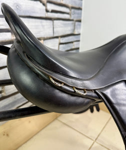17 1/2” XW M&J Saddlery English GP Cob Saddle - Black