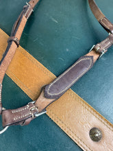 Load image into Gallery viewer, Jeffries?! Adjustable Drop Noseband - Brown - Cob - Traditional English Leather