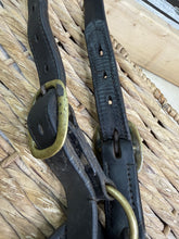 Load image into Gallery viewer, S/H XXF/Draft English Leather Headcollar - Black
