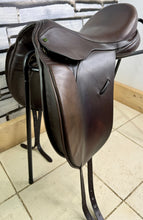 Load image into Gallery viewer, 17 1/2” Wide Ideal Jessica Dressage Saddle - Brown