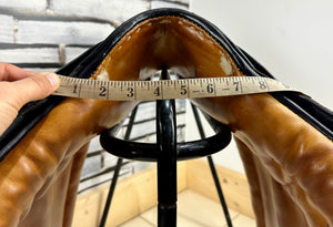 18” MW (Fit 31) Stubben Siegfried Extra GP/Jump Saddle - Black/Tan