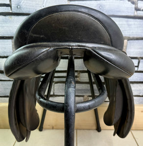 17” Wide Native Pony/Comfort Saddles WH Saddle - Black