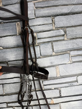 Load image into Gallery viewer, S/H English Complete Pelham Hunting Bridle - Brown - Full