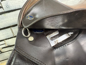 16 1/2” Wide Silhouette GP Saddle - Brown