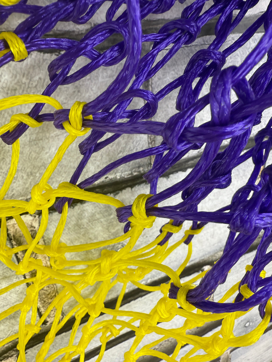 Large 42” Long Standard Haylage HayNet -2” Holes- Purple or Lime