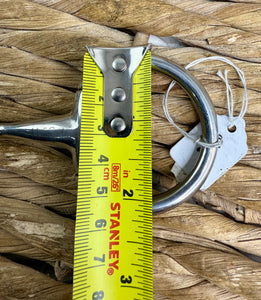 Dinky Small Ring French Link Mini Eggbutt Snaffle - 3 1/2-5” - Diddy Pony