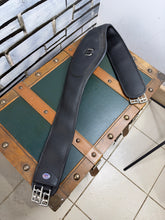 Load image into Gallery viewer, 50” Wintec Cair Shaped Elastic Waffle Girth - Black - Reduce Sternum Pressure